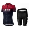 Set Fahrradtrikot + Radhose Kurze 2019 TEAM INEOS Damen N001